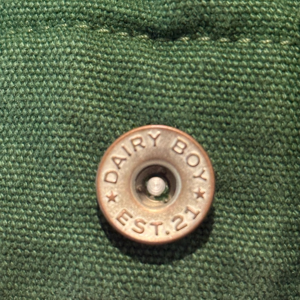Dairy Boy Green/Pink Barn Jacket Size M - Picture 6 of 9